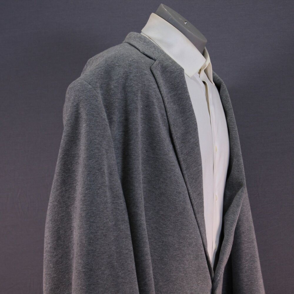 Jos A Bank Blazer Mens Tailored Fit Gray Unstructured NWT Cotton Jacket Blend 4X